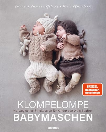 Klompelompe Babymaschen: Norwegisches Strickdesign für Kinder von 0 bis 36 Monate. Das Strickbuch zum Stricken für Babys. Strickanleitungen von der Baby-Erstausstattung bis Kleidung fürs Kleinkind