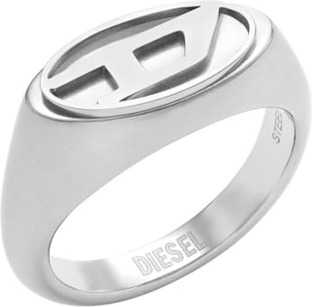 Diesel Herren-Edelstahl-Signet Ring, DX14750408