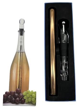Enfriador de botellas de vino, enfriador de vino de acero inoxidable, barra de refrigeración de vino tinto, caja de regalo, barra de refrigeración de bebidas, equipo de degustación de vino para