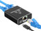Lan Splitter 1 auf 2, [2024 Upgraded]1000 Mbps Aluminium Ethernet RJ45 Splitter mit Typ-C Stromkabel, Hohe Geschwindigkeit & Stabile Übertragung, Netzwerk Gigabit Splitter für Computer,TV-Box, Router