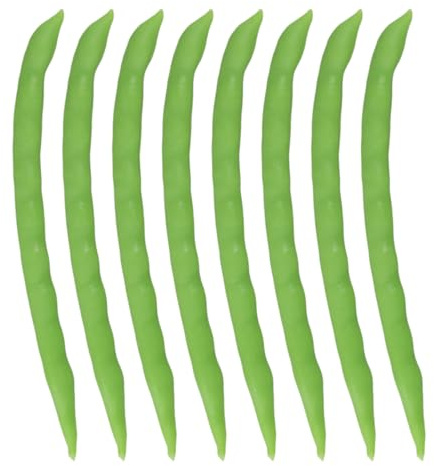 CookiBlend Fake Green Beans, Artificial Vegetables Simulation Green Bean for Kitchen Dining Room Cabinet Ornament Decoration