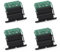 Ensemble de 4 attaches verrou ZF Clicksur H875E pour tablier de volet roulant - Fixation sécurisée pour volets roulants - Verrou automatique 2 maillons - Attache clipsable de sécurité anti-effraction