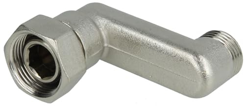 Exzenterverschraubung S-Anschluss 1/2 x 3/4 Überwurfmutter 10 bis 60mm Versatz (50 mm Versatz)