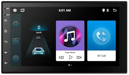 Navigazione GPS per auto Autoradio con schermo touch da 7 pollici, GPS, radio Carplay, Android MP4