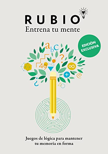 Juegos de lógica para mantener tu memoria en forma (edición exclusiva) (Rubio. Entrena tu mente): Ejercicios y juegos de memoria para adultos (Crecimiento personal)