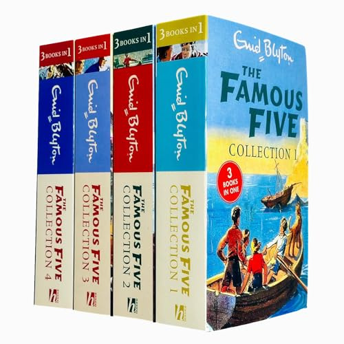 Enid Blyton The Famous Five 4 Book 12 Story Collection