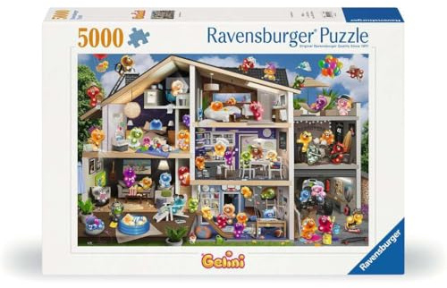 Ravensburger Puzzle Gelini Puppenhaus - 5000 Teile Puzzle für Erwachsene | 5000 Teile Gelini Puzzle, Erwachsenenpuzzle, Geschenk für Frauen und Männer