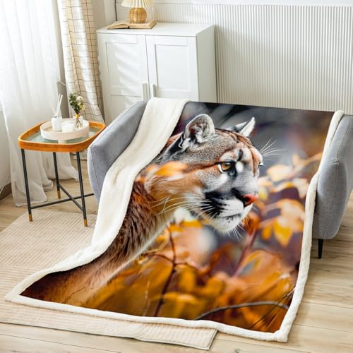 Feelyou Lion Duvet Cover Queen 50x60 for Boys Girls Children Teens