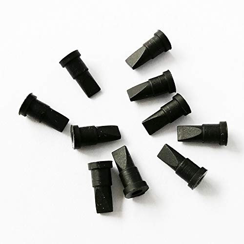 UP100 10 Pieces Red/Black Silicone Duckbill Valve One-Way Check Valve 5 x 2.2 x 10 MM for Liquid and Gas Backflow Prevent (Black)