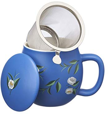 Tetera de porcelana con filtro de acero inoxidable, 0,35 l, Lavanda Matt Via del té