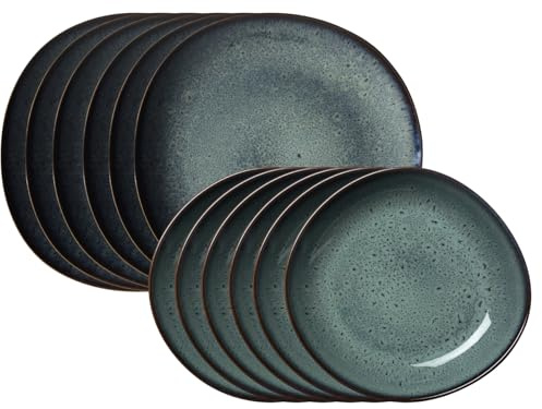 like by Villeroy & Boch Group Service de table 12 pièces gris lave