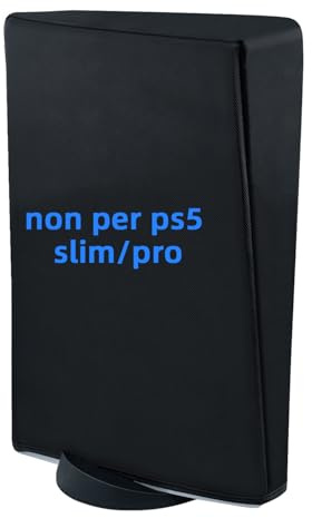 Wigearss Copertura Antipolvere Protettivo Impermeabile per PS5 Console, Non per PS5 Slim/PS5 Pro