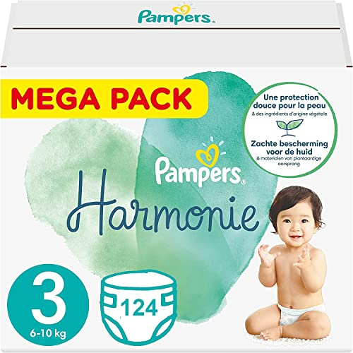 PAMPERS HARMONIE Größe 3 124 Windeln (6-10 kg)