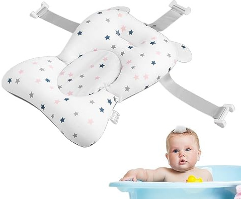 Cojín de bañera infantil y acolchado Almohadilla de bañera antideslizante | Soporte de asiento infantil para bebés y pequeños para niños y niñas hogar apartamento baño lavabo du