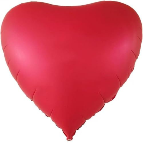 DIWULI XXL Herz-Ballon Rot - Hochzeit Geburtstag Liebe