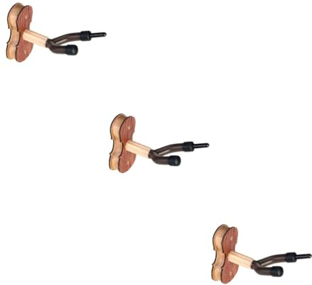 Toyvian 3stücke Violin Hanger Für Wandmontage Eleganter Aufhänger Für Violinen Und Violen Installieren Mit Schützender Polsterung Für Sicheren Ihrem Zuhause Oder Studio