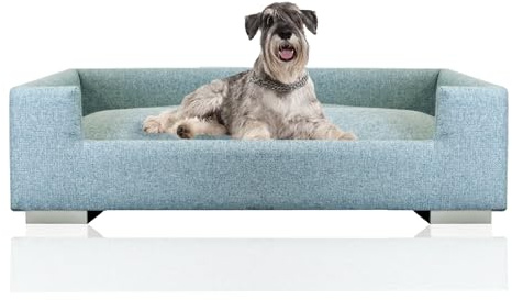 Rohrschneider Hundesofa mittelgr. & gr. Hunde, türkis B90xT57xH26cm