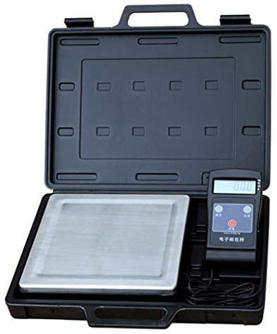 Bilancia elettronica ad alta precisione da 80 kg, può spostare la consegna espressa Logistica Bilancia portatile dedicata per pacchi valigia (Colore: Nero, Dimensioni: 80kg/20g) (Nero 80kg/20g)