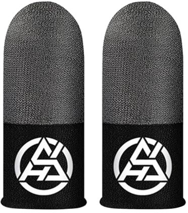 Generisch Manchons Doigts de Jeu Vidéo | Manchons de Pouce Respirants 2 Pièces, Manette De Jeu De Manette De Doigt-Pouce Housse Respirante Tactile Pour Les Jeux De Téléphone Portable