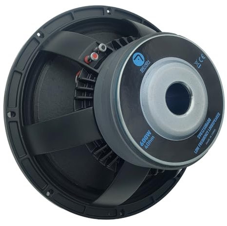 Seven Soundvector SVG12SUB600/8 Subwoofer 12 Pulgadas Altavoz Profesional de Grave Sub-Grave 8 Ohm 600W AES 1200W Peak