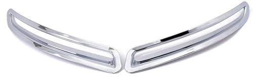 NEGRO 2 teile Auto Styling Hinten Nebel Licht Lampe Abdeckung Trim Fit for Volkswagen Fit for VW Tiguan 2009 2011 2012 2013 2014 2015 Chrom Schwanz Foglight Borte Schutz für Nebelschlussleuchte