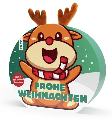 Bastelbox Weihnachten. Mit Anleitungen, Bastelmaterial und Mitmachbuch: 6 Anleitungen, buntes Bastelmaterial, Mitmachbuch (16 Seiten, A5, Softcover) ... Anleitungen, Bastelmaterial und Mitmachbuch)