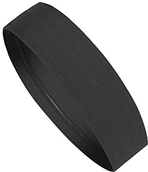 Sweatbands Sports Headband, Non Slip Headband Tennis Athletic Sweatband Soft Elastic Hairband for Fitness Yoga Running Cycling (Black)
