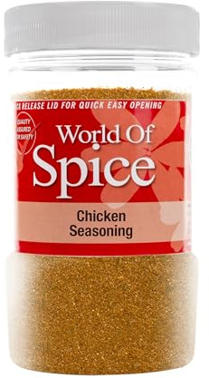 World of Spice Chicken Seasoning Powder 500g Catering Size Jar – Premium 100% Natural, Barbecue Chicken Seasoning for Cooking - Home Cooks, Professional Chefs & Commercial Kitchens