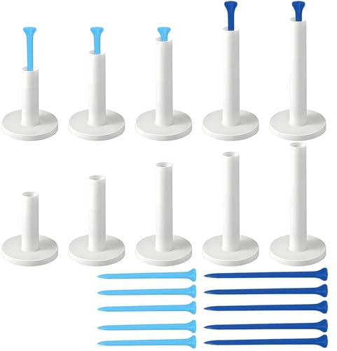 LxcshLjx Golf-Tees für Matten, Driving Range Tees – Winter-Golf-Tees zum Üben, Golfmatten-Tee für Simulator, Golfzubehör