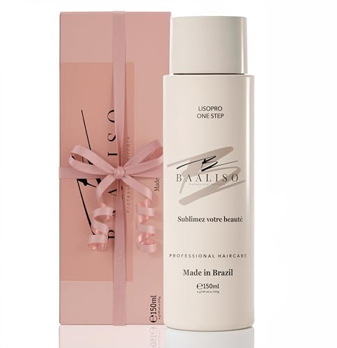Baaliso Lissage Brésilien – Soin One-Step à la Kératine Sans Formaldéhyde | Lissage Longue Durée, Contrôle des Frisottis, Huiles Végétales Naturelles, Lissage Professionnel | 150 ml