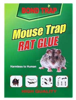 15Pcs Trampa Pegamento Ratones, Profesional Trampas para Ratones Ecológicas, Trampa Adhesiva para Ratas, Potentes Trampas para Ratas Grandes Adhesivas, Trampas Ratas Apto Cucarachas
