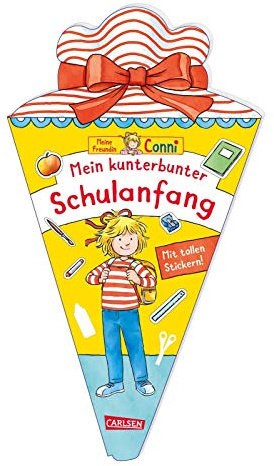 Conni Gelbe Reihe (Beschäftigungsbuch): Mein kunterbunter Schulanfang: Toller Rätselspaß zur Einschulung – mit Stickern!