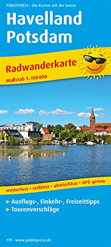 Havelland - Potsdam: Radwanderkarte mit Ausflugszielen, Einkehr- & Freizeittipps, wetterfest, reissfest, abwischbar, GPS-genau. 1:100000: ... recycelbar. GPS-genau (Radkarte / RK)