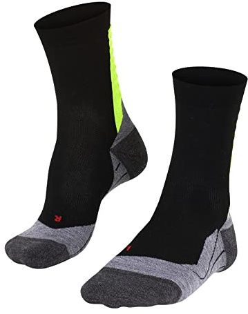 FALKE Achilles M So respirantes protège le tendon d'Achille 1 paire, Chaussettes de course Homme, Noir Black 3001, 44-45