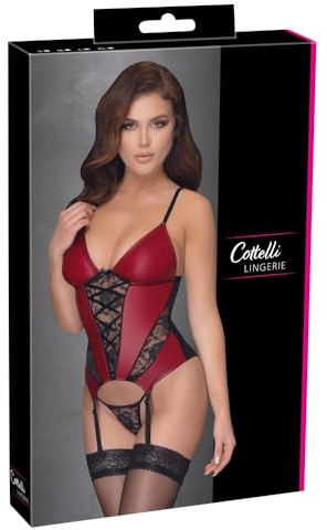 Cottelli LINGERIE Strapshemd-26328023031 Strapshemd Rot M