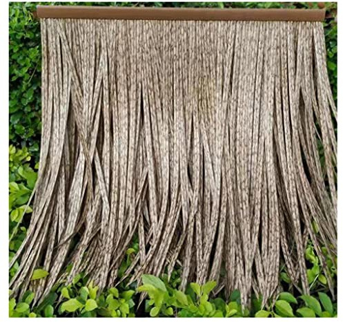 YYXDMFY Simulation thatch Tile Plastic thatched Fireproof Artificial Straw Palm Leaf thatch Pavilion roof Decoration Durable Fake Straw for Seaside Thatch Umbrella (Color : Color13, Size : 4pcs)