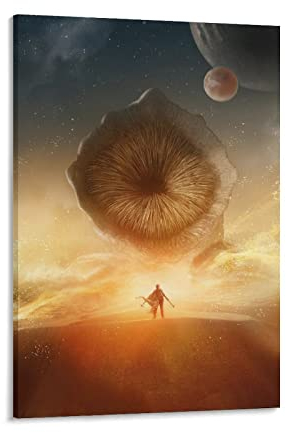 NANXIANG Dune Film Illustration Kunst Poster Kunst Poster Leinwand Gemälde Dekor Wanddruck Foto Zuhause Modern Dekorative Poster 08x12inch (20x30cm)