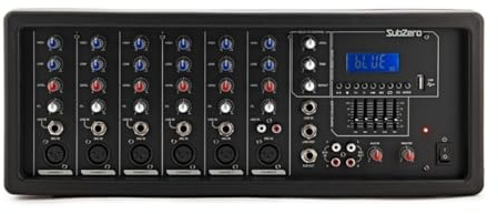 SubZero Mezclador autoamplificado con reproductor multimedia digital
