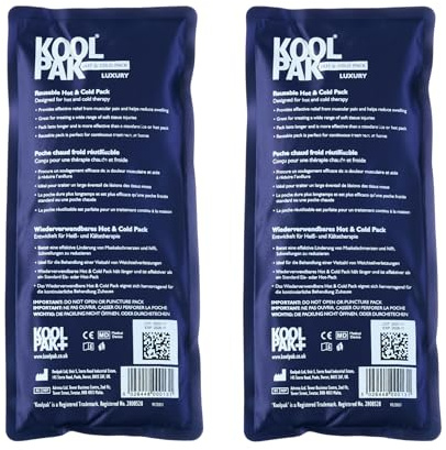 Koolpak Luxury Reusable Hot and Cold Pack (Pack of 2)