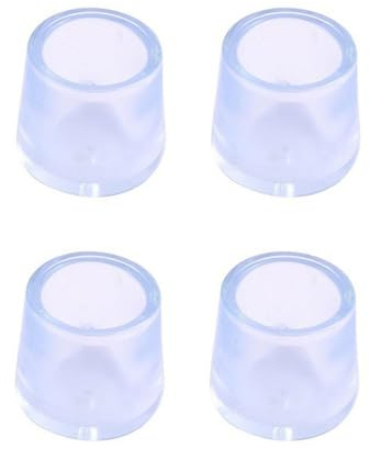 Protection Chaise en Silicone Souple 4 Pièces Protection Pied De Chaise Patin De Chaise Protections Tampon De Sol, Protections De Sol en Silicone Transparent, Réduire Les Rayures
