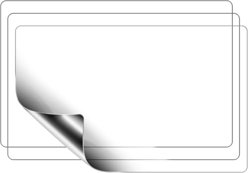 Asoway Protector Pantalla Hidrogel TPU Protector Universal y Recortable 181 x 121 mm [3 Piezas],para Todos los Modelos de teléfono móvil，flexibilidad HD Antihuella Alta Sensibilidad