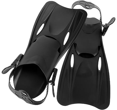 Yardwe Taucherflossen Für Damen – Schnorchelflossen Schwimmtrainingsflossen Bequemes Kunststoffmaterial
