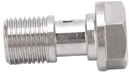 7/16in -24 Banjo Bolt mit 1,5 Mm Restriktor -Edelstahl für Bremsleitungen Kupplungsleitungen Turboölsemed