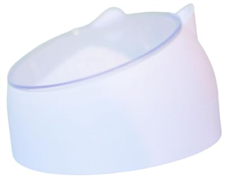 Folpus Hamster Sandbad Schüssel Sandkasten Toilette Sandbehälter für Hase Maus Heimtierbedarf, Weiß