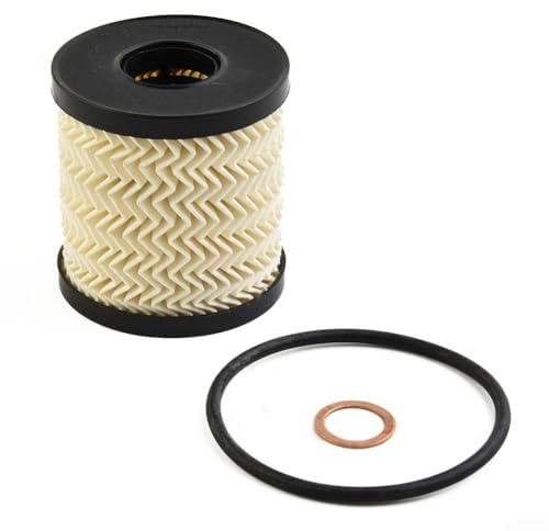 Elemento de filtro de repuesto para Mini Cooper R56 2007-2016, OEM 11427622446 compatible con 11-42-7-557-012, ABS + filtro de aceite de tela filtrante