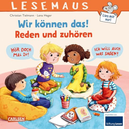 LESEMAUS 156: Wir können das! Reden und zuhören: Fröhliches Bilderbuch für Kinder ab 3 Jahren | spielerische Förderung sozialer Kompetenzen (156)
