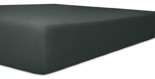 Kneer Spannbettlaken, Spannbetttuch, Easy-Stretch Qualität 25 Größen 180 x 200-200 x 220 cm schwarz