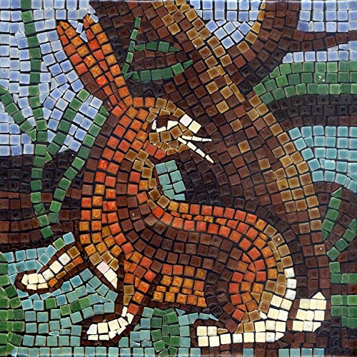 Mosaikpysselset, gör-det-själv 20 x 20 cm, kanin