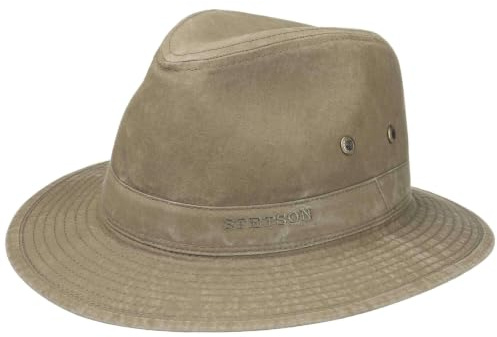 Stetson Sombrero Organic Cotton Hombre Tela Algodón Orgánico Viaje Protección UV 40+ Sostenible Primavera Verano