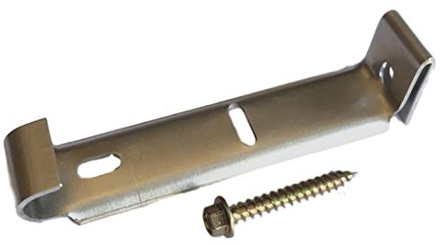 K-TEC 10,2 cm versteckte Dachrinnenhalterung mit Schraube (25 Stück)